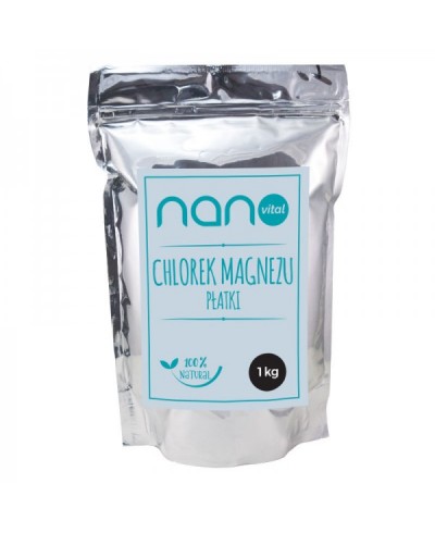 Chlorek magnezu płatki do kąpieli Nanovital 1 kg